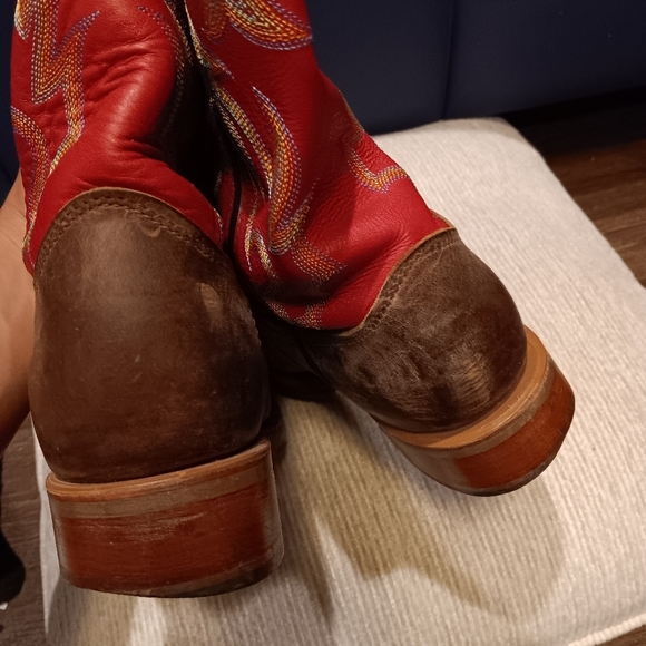 Double-H Boots® Men's 11" Domestic Wide Square Toe ICE Roper Boots Size 8D - Picture 5 of 9